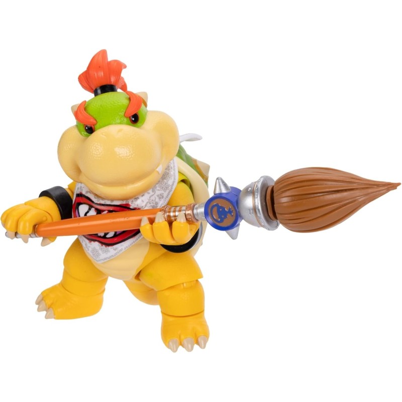 Figura Bowser Jr The Super Mario Galaxy Movie Nintendo Articulada 13 cms