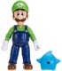 Figura Luigi The Super Mario Galaxy Movie Nintendo Articulada 13 cms
