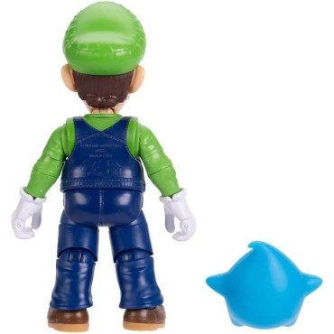 Figura Luigi The Super Mario Galaxy Movie Nintendo Articulada 13 cms