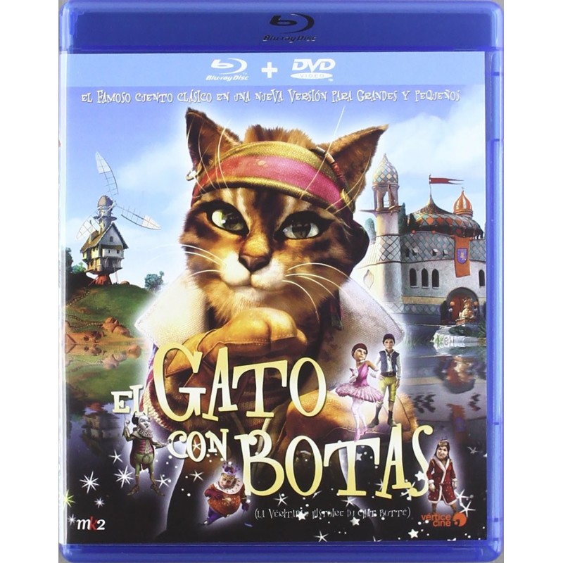 EL GATO CON BOTAS [Combo DVD + Blu-ray]
