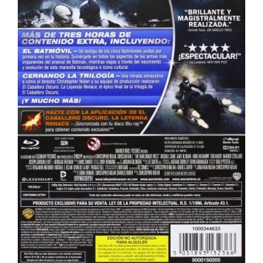 EL CABALLERO OSCURO: LA LEYENDA RENACE (BLU-RAY)