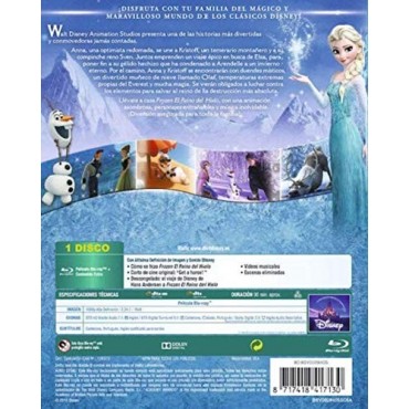 Frozen: El Reino Del Hielo [Blu-ray]