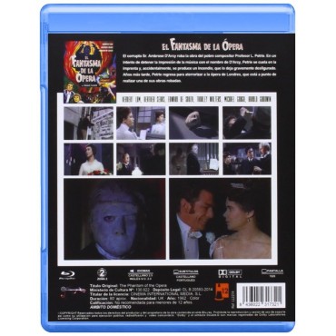 EL FANTASMA DE LA OPERA (BLU-RAY)