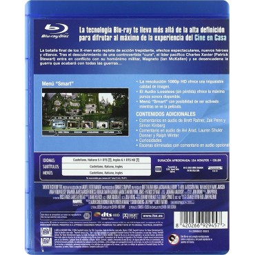 X-MEN 3: LA DECISION FINAL (BLU-RAY)