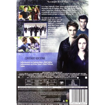 CREPUSCULO: ECLIPSE (DVD)