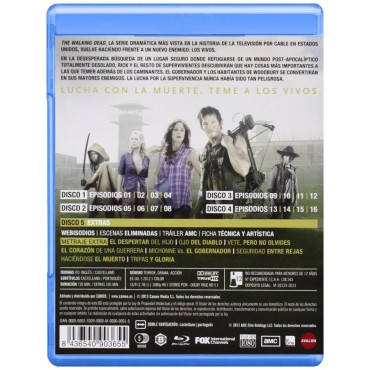 The Walking Dead: Tercera Temporada Completa [Blu-ray] (1981) The Walking Dead