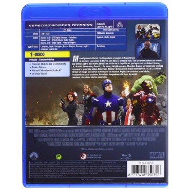 Los Vengadores [Blu-ray]