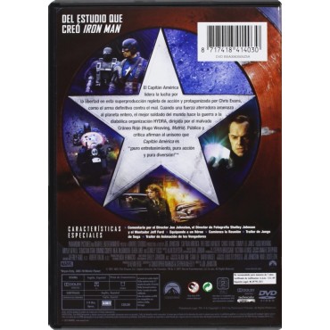 Capitán América: El Primer Vengador [DVD] (2011) Captain America: The First Avenger