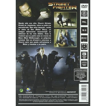 STREET FIGHTER. LA LEYENDA DVD