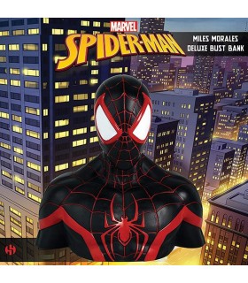 Hucha Busto Miles Morales Spider-Man 25 cms