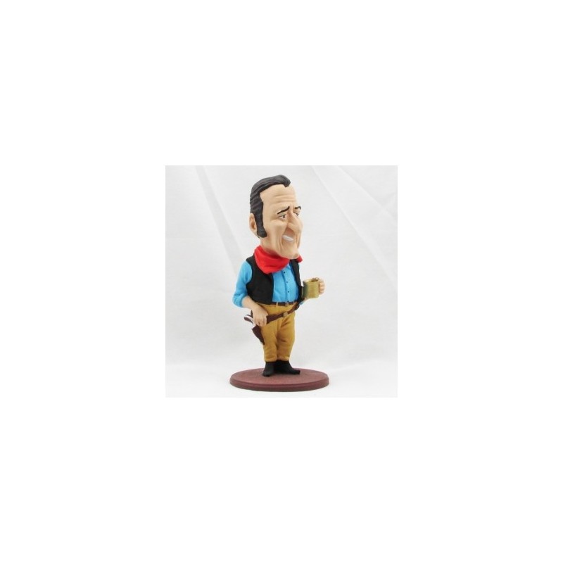 Figura John Wayne Artesanal 20 cms