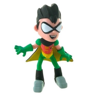 Figura Teen Titans Go Robin 6 cms