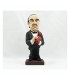 Figura El Padrino Marlon Brando Artesanal 20 cms