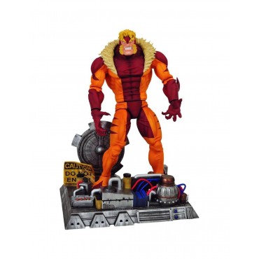 Figura Sabretooth Dientes de Sable X-Men Marvel Select Articulada 18 cms