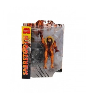 Figura Sabretooth Dientes de Sable X-Men Marvel Select Articulada 18 cms