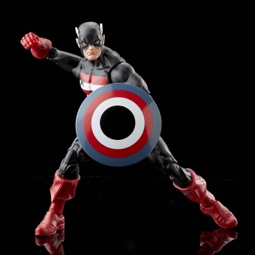 Figura U.S. Agent Marvel Legends con Build-A-Figure Articulada 15 cms 