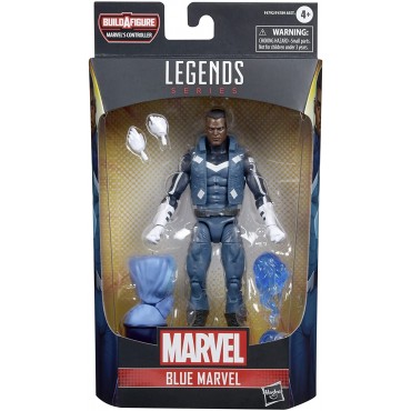 Figura Blue Marvel Legends con Build-A-Figure Articulada 15 cms