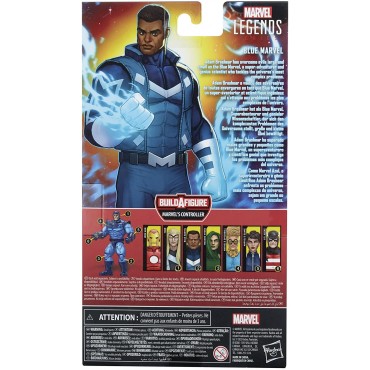 Figura Blue Marvel Legends con Build-A-Figure Articulada 15 cms