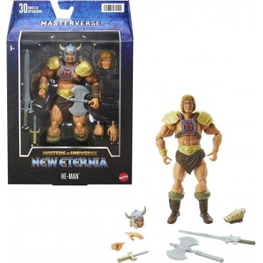 Figura He-Man New Eternia Masterverse Masters del Universo Articulada 18 cms
