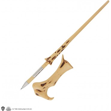 Varita Bolígrafo Lord Voldemort Stand y Marcapáginas Harry Potter