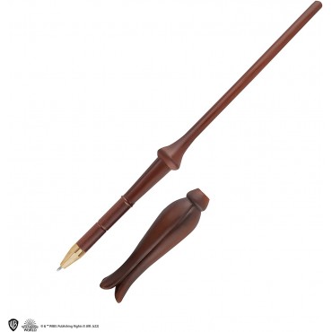 Varita Bolígrafo Luna Lovegood Stand y Marcapáginas Harry Potter