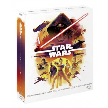 Star Wars. Episode Vii: The Force Awakens + Star Wars: The Last Jedi + Star Wars: The Rise Of Skywalker [BLU_RAY]