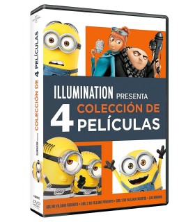 Pack: Gru 1-3 + Minions [DVD]