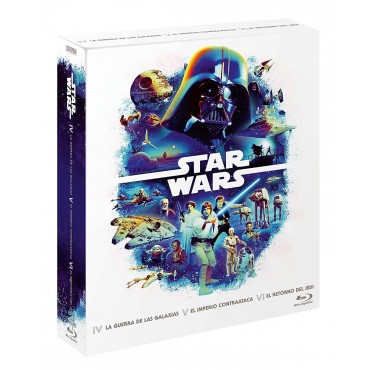 Trilogía Star Wars Episodios 4-6 (Ediciones remasterizadas) (Películas + Extras) [Blu-ray]