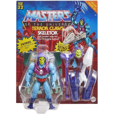 Figura Terror Claws Skeletor Puño Volador Masters del Universo Articulada 14 cms