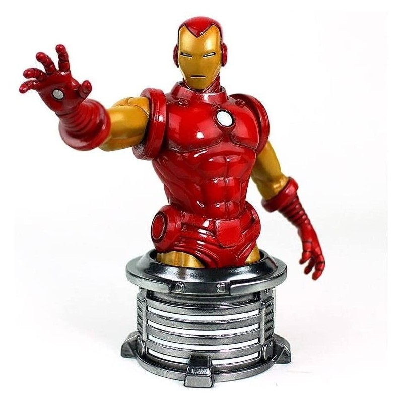 Figura Iron Man Invencible Busto Marvel 17 cms 