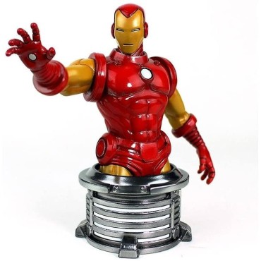 Figura Iron Man Invencible Busto Marvel 17 cms
