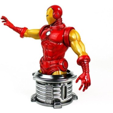 Figura Iron Man Invencible Busto Marvel 17 cms