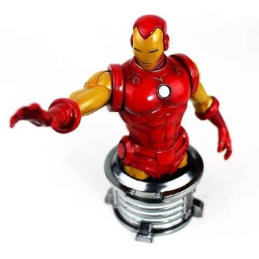 Figura Iron Man Invencible Busto Marvel 17 cms 
