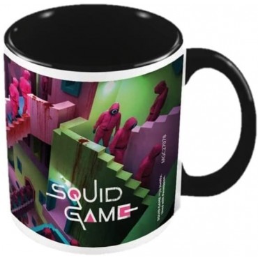 Taza El Juego del Calamar Escaleras The Squid Game Cerámica 315 mls