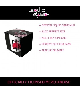 Taza El Juego del Calamar Soldados The Squid Game Cerámica 315 mls