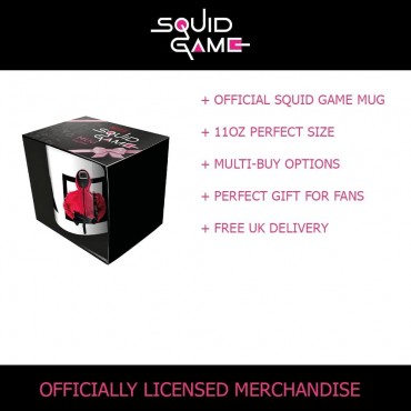 Taza El Juego del Calamar Soldados The Squid Game Cerámica 315 mls