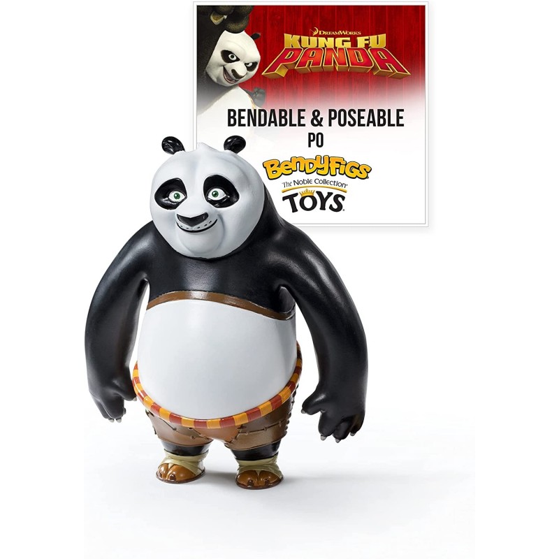 Figura Po Kung Fu Panda Bendyfigs Flexible 15 cms
