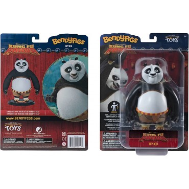 Figura Po Kung Fu Panda Bendyfigs Flexible 15 cms