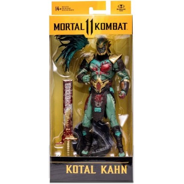 Figura Kotal Kahn Bloody Mortal Kombat 11 Articulada 18 cms