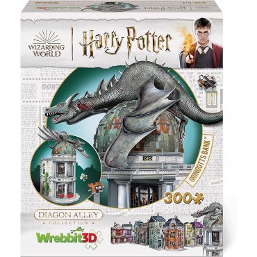 Puzle Gringotts Bank Harry Potter 3D 300 Piezas