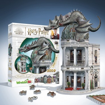 Puzle Gringotts Bank Harry Potter 3D 300 Piezas