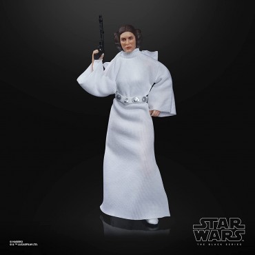 Figura Articulada Princesa Leia Organa the Black Series 50 Aniversario Star Wars 13,5 cms