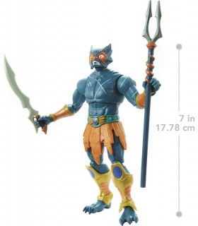 Figura Mer-Man Master of the Universe Revelation Masterverse Articulada 16 cms