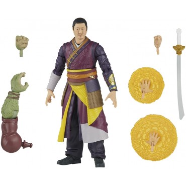 Figura Marvel's Wong Doctor in the Strange Multiverse of Madness con Build-A-Figure Marvel Legends Series Articulada 15 cms 