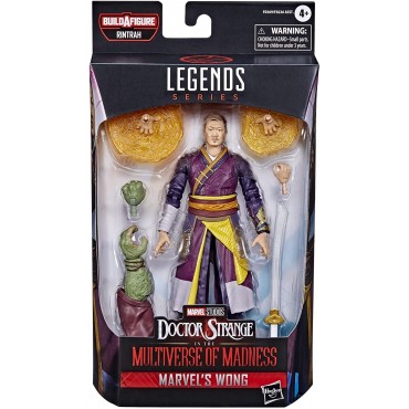 Figura Marvel's Wong Doctor in the Strange Multiverse of Madness con Build-A-Figure Marvel Legends Series Articulada 15 cms 