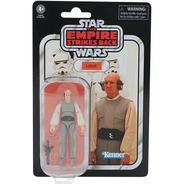 Figura Lobot El Imperio Contraataca Star Wars: The Empire Strikes Back Articulada 9 cms