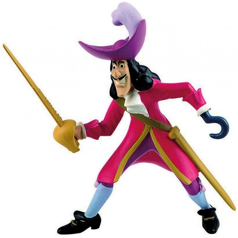 Figura Capitán Garfio Peter Pan 8,5 cms