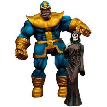 Figura Thanos & Lady Death Marvel Select Articulada 20 cms