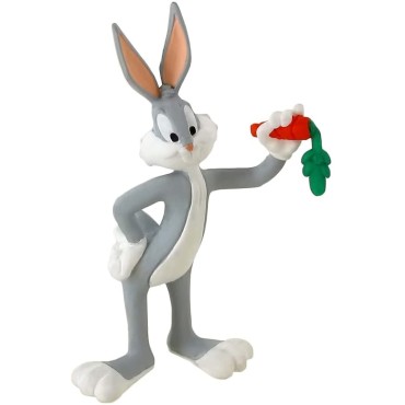 Figura Bugs Bunny con Zanahoria Looney Tunes 10 cms