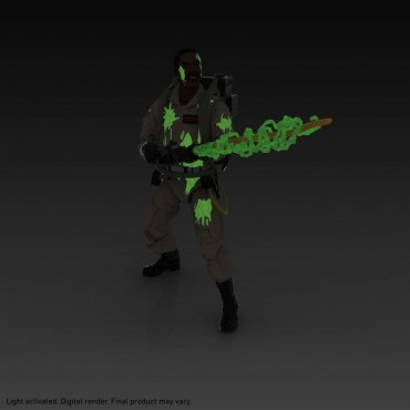 Figura Zeddemore Cazafantasmas Ghostbusters Brilla en la Oscuridad Plasma Series Articulada 15 cms